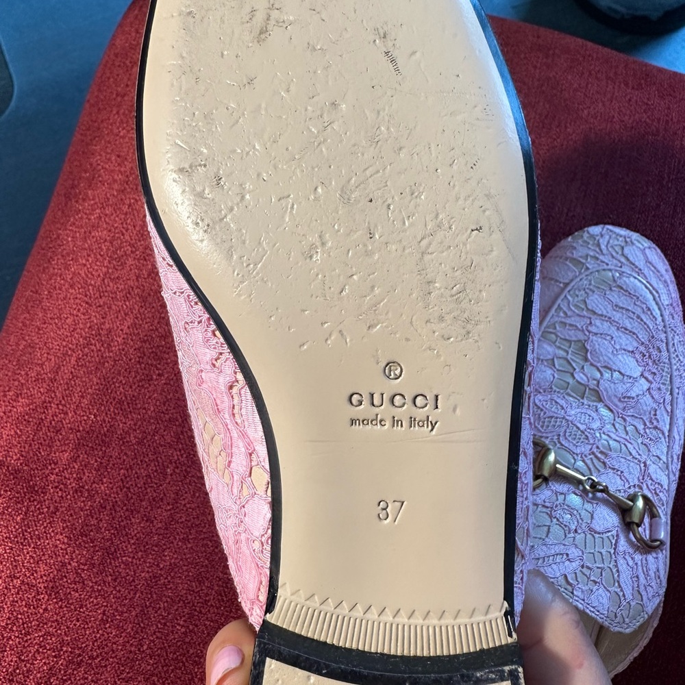 Gucci women Princetown slippers pink size 7 - Picture 3 of 5